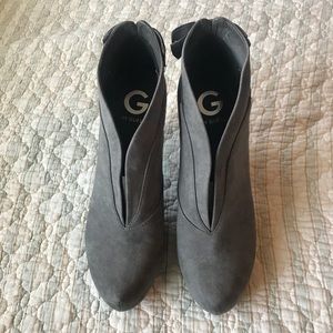 G by Guess Faux Suede Booties - Size 8.5